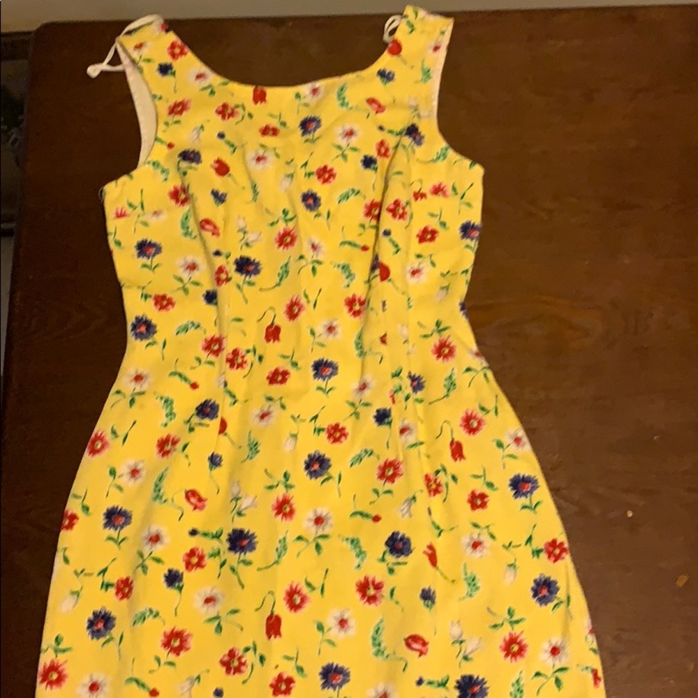 Yellow Floral Dress